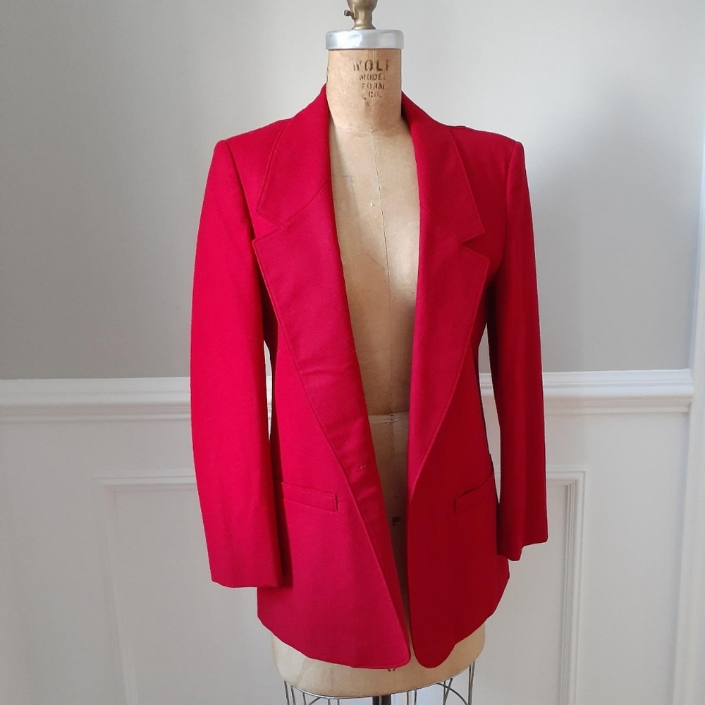 Red Pendleton Vintage Blazer - image 1
